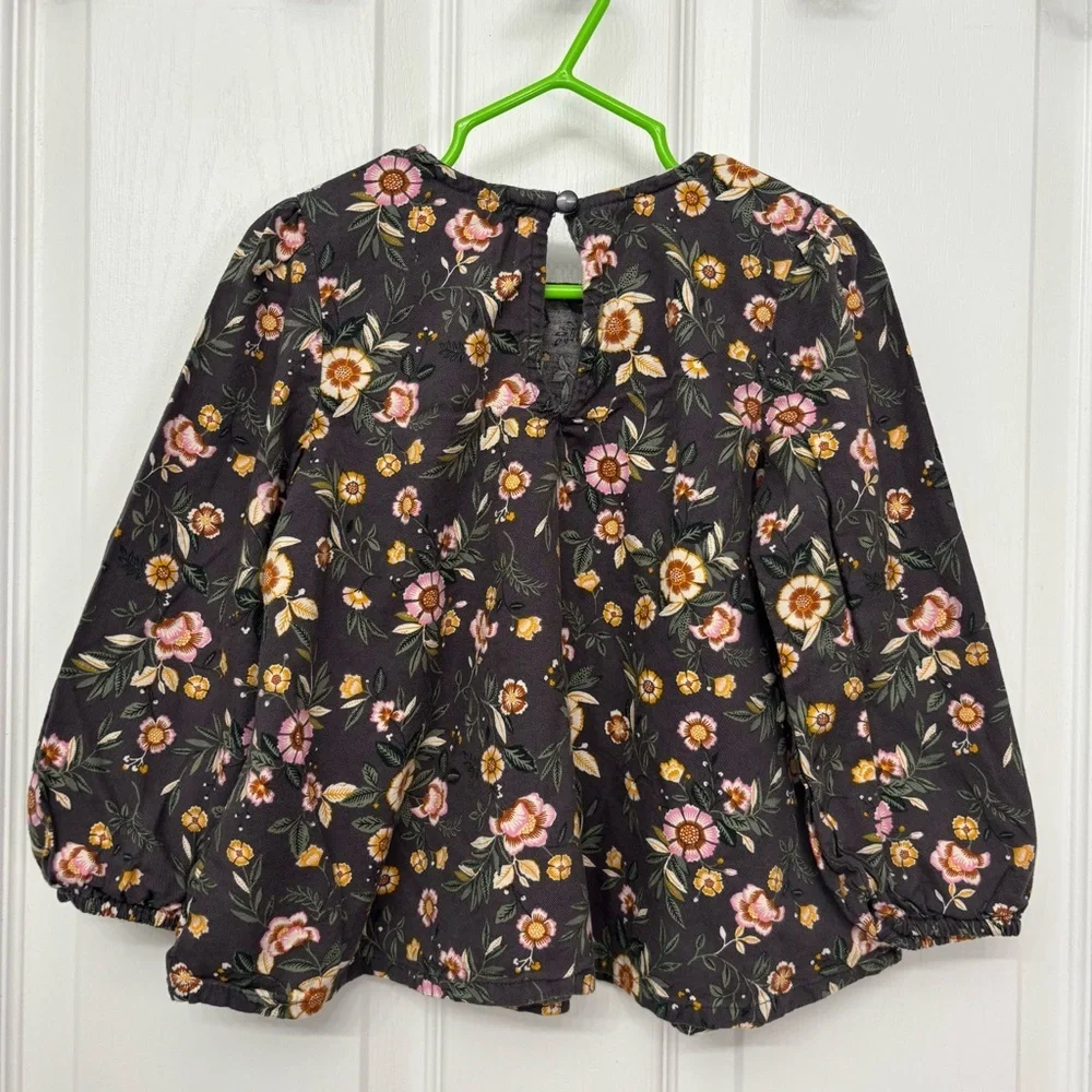 Floral Long Sleeve Top | Old Navy 5T